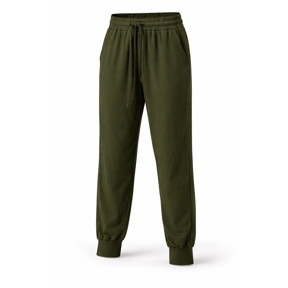 Amazon Olive Green High Waisted Joggers Soft Athletic Sweatpants with Pockets M